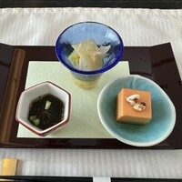日本料理 Japanese Cuisine 桜丘 - 先付三種