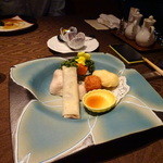 中国料理 燦宮 - 北京ダックと２種類の揚げ物添え