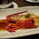 中国料理 燦宮 - 伊勢海老のニンニク蒸し 特製醤油