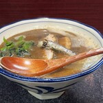 烈志笑魚油 麺香房 三く - 