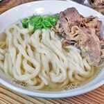 手打ちうどん ぶれーど・う - 肉うどん中盛