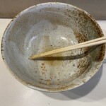 麺処 盛盛 - 肉そば頭大盛り＋玉ねぎトッピング　すべて完食！