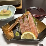 海幸 - 蟹刺し・蟹味噌豆腐