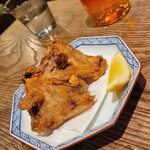 わたや - カワハギのアラ？唐揚げ