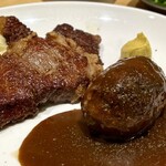 洋食 おがた - 和牛ステーキ×特製ハンバーグ