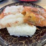 市場寿し - 赤エビ