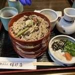 献上そば 羽根屋 - 三色割子そば