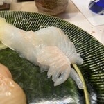 うを徳 - 淡路産星鰈の刺身