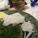 うを徳 - 淡路産星鰈の刺身