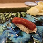 うを徳 - 戸井産赤身漬けにぎり