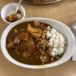 カフェテラス ポンヌフ - ハンバーグカレー ¥1250