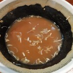 つけソバ いしい - スープ割り　あっさり柚子あり