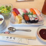 翁寿司 - これに天ぷら付きます