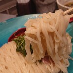 中華そば トリコ - 昆布水つけ麺＠¥950+大盛り¥100