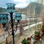 カフェこんぴら - 店内からの景色