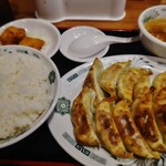 日高屋 - W餃子定食