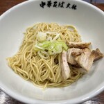 鴨と鶏 中華そば  大林 - 鯛塩の和え麺、チャーシュー多くて嬉しい！