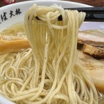 鴨と鶏 中華そば  大林 - パツパツ食感の全粒粉中太麺
