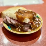 麦と麺助 - 前菜　神戸牛ローストビーフサンド