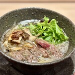 麦と麺助 - 最高ランク神戸牛そば 2500円