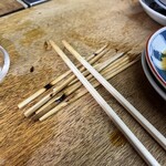 宇ち多゛ - 箸の置き方