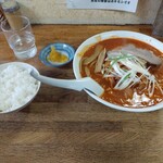 かとうらーめん - 激辛らーめん(大盛)&小ライスをば…。