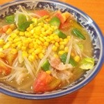 あさくさらーメン - オリーブオイルが効いた一度食べると癖になる、あっさり夏野菜塩ラーメン♪