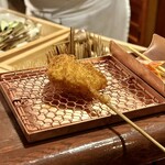 串かつ あーぼん - 蓮根（カレー味）