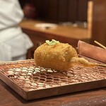 串かつ あーぼん - 胡麻豆腐