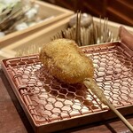 串かつ あーぼん - 豚バラの紫蘇巻き