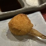 串かつ あーぼん - エビ、魚のすり身、チーズ、大葉