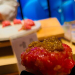 初音鮨 - 本鮪叩き（噴火湾）