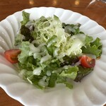 食事と喫茶 ひといき - サラダ、フレンチドレッシングで