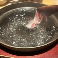 華蓮  大阪心斎橋店 - 黒豚バラ肉しゃぶしゃぶ♪