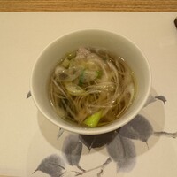 銀座 鮨 たじま - 鮪のスープ