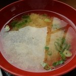 がんこおやじ - 味噌汁