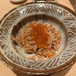 鮨 はしもと - セイコガニのご飯