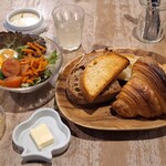 カタネカフェ - パリの朝食プラス＋スープ小