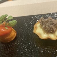 アルゴリズム - 【1.まずはお手に取って一口で】
                      トリュフタルトレット、金時人参