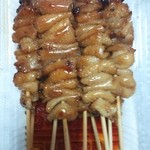 焼鳥とんこ - かわ（たれ)