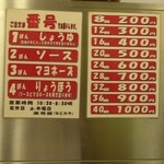 浪花屋 - メニュー