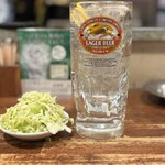 もつ煮込み専門店 沼田 - お通しと酎ハイ