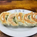 青竹手打ラーメン 日向屋 - ▪︎餃子