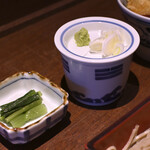 銀座 真田 SIX - ランチ限定 せいろと小海老、野菜の小天丼@税込2,200円