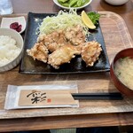 パセリ×タニタカフェ - 唐揚げ定食