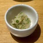 和sai 市林 - 帆立の塩なめろう