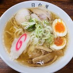 青竹手打ラーメン 日向屋 - ▪︎ラーメン、煮たまご