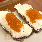 イクラバル ロシアンビストロ - イクラスペシャルは、こうやって食べます。