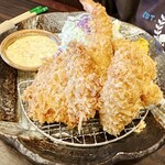 とんかつ勝烈亭 東バイパス保田窪店 - 牡蠣盛り合わせ膳