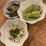 ごちそう処 きむら - 定食に付いてくるセットは野沢菜が癖旨い！そして自家製！